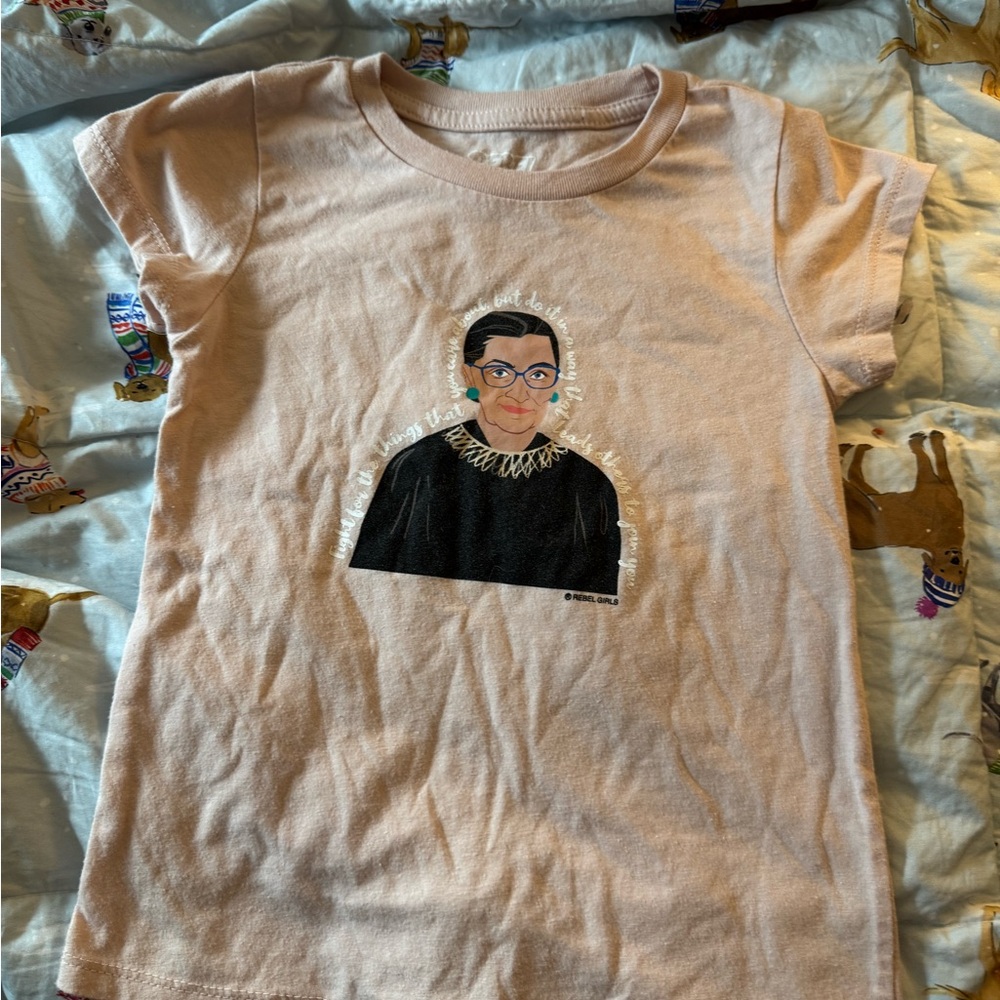 Rebel girls RBG t-shirt size 4/5